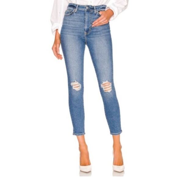 Lovers + Friends Mason High Rise Skinny Jeans Madrid Blue Women's Size 30 - Picture 1 of 15
